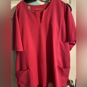 Mandala 4XL Pink Scrub Top